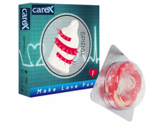 CAREX SPIRAL Condom Spike in pakistan