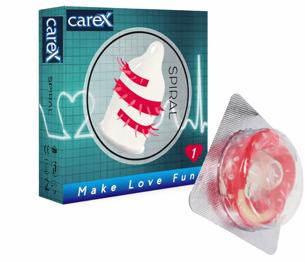 CAREX SPIRAL Condom Spike in pakistan