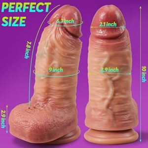 Realistic Thick Dildo 10 Inch Long Big Dildo