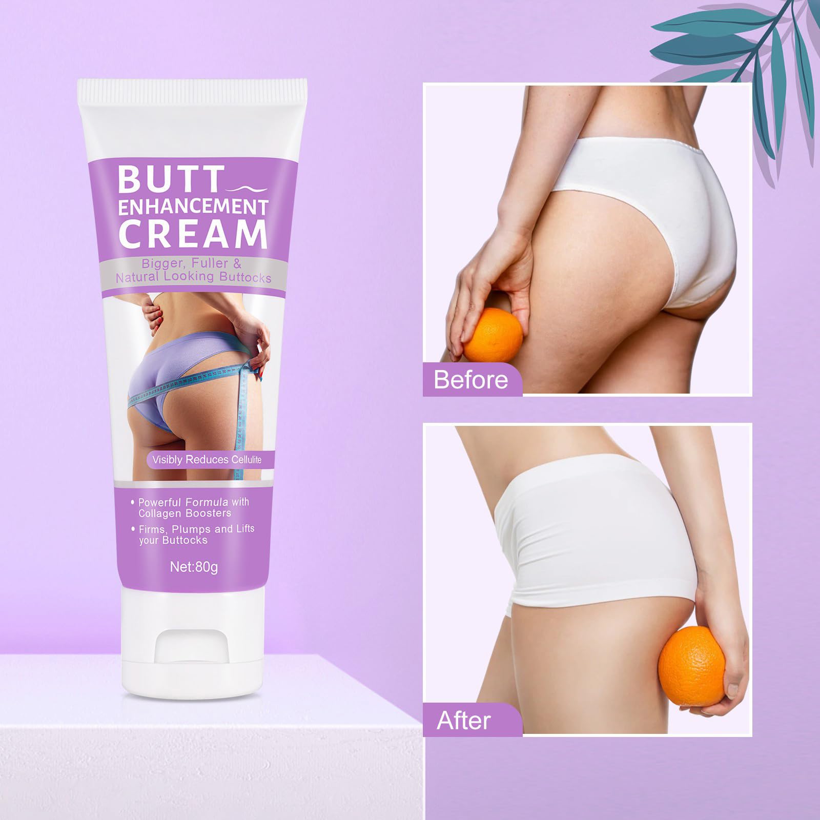 ELAIMEI Natural Hips Shaping Enhancer Cream
