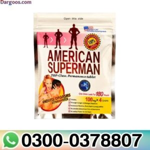 American Superman Tablets in Pakistan